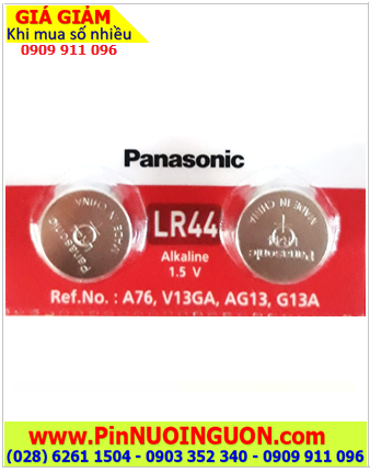 Pin A76 LR44 357 _Pin cúc áo 1.5v Alkaline Panasonic A76 LR44 357